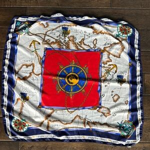 ❤️3/$30 Princess Cruises Nautical Themed Scarf